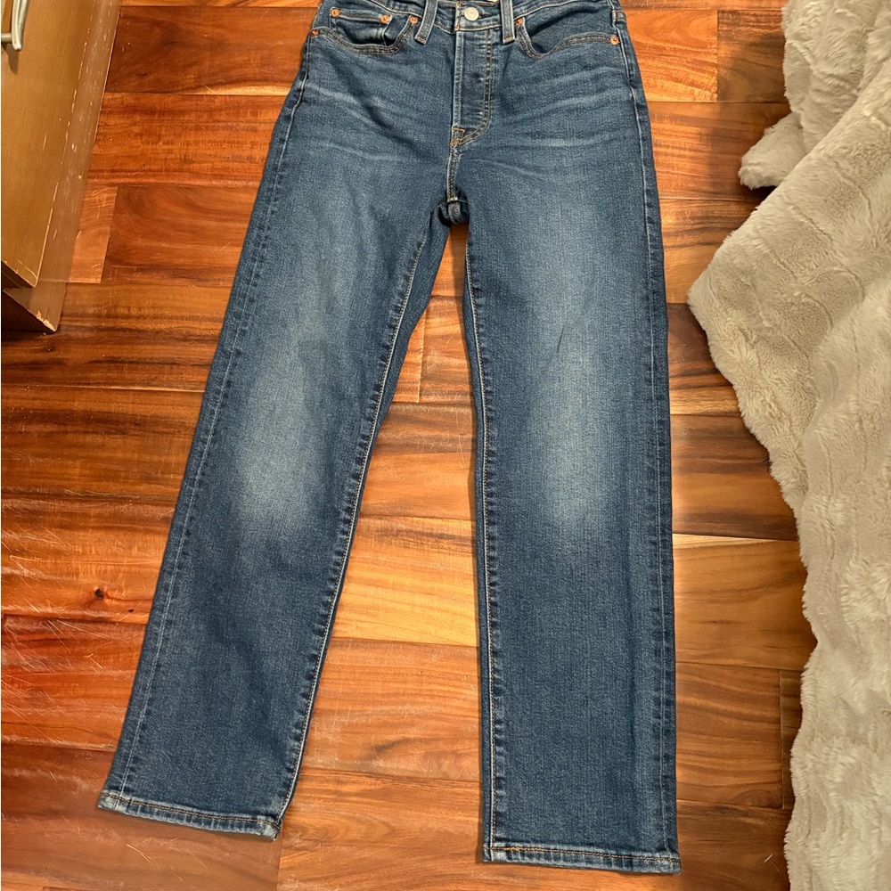 Levi's Women's Straight Leg Jeans - Dark Blue